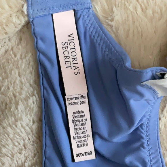NWOT Victoria’s Secret T-Shirt Push-Up Full Coverage Padded Bra, 36D, Periwinkle - Picture 5 of 8
